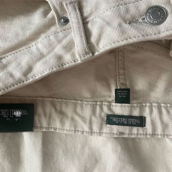 Wild Fable Women's Boyfriend Distressed Jeans Beige Medium - Picture 6 of 9